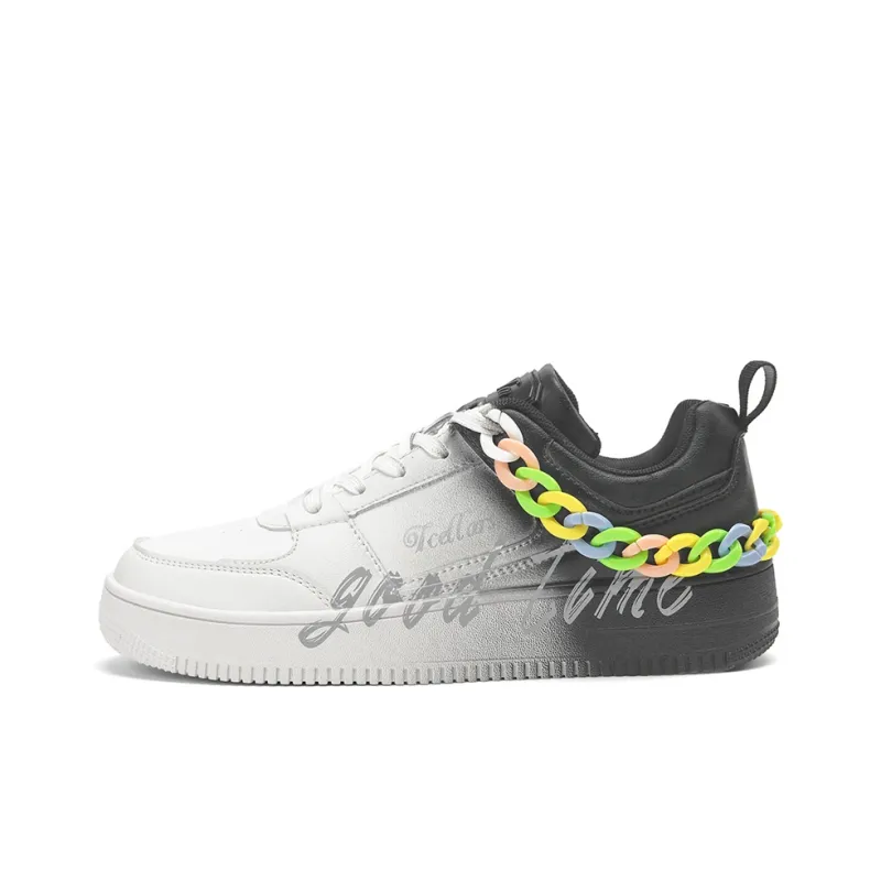 TCELLARS Cushioning Abrasion Resistant Lightweight Height Increasing Mat Low Top Skateboard Shoes Unisex Exclusive Box-1