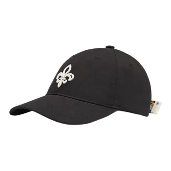 Palladium Cotton Baseball Caps Unisex Lead Black