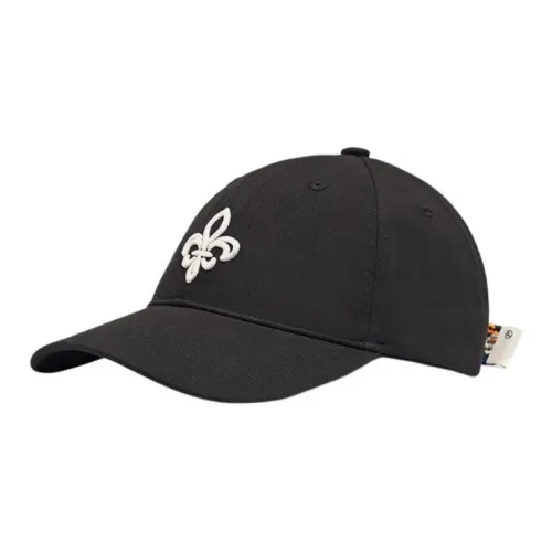 Palladium Cotton Baseball Caps Unisex Lead Black