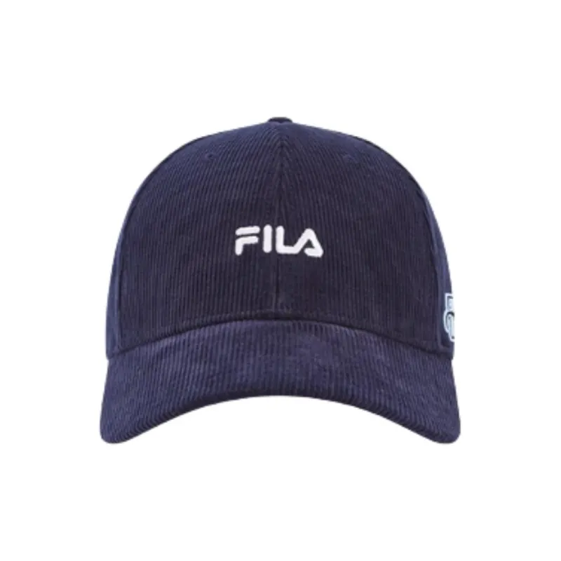 FILA Corduroy Baseball Caps Unisex Legend Blue-1