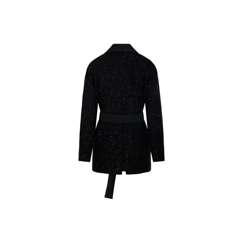 MaxMara Embellished Belted Jacket-1