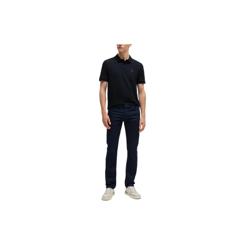 HUGO BOSS Logo Patch Short Sleeved Polo Shirt-7