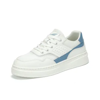 RED DRAGONFLY Skateboard Shoes Lightweight And Breathable Low Top Casual Shoes Men's White Moon Apricot