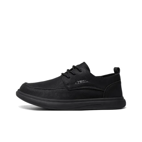 G.N.SHIJIA Wear Resistant Lightweight Height Increasing Low Top Casual Shoes Men's