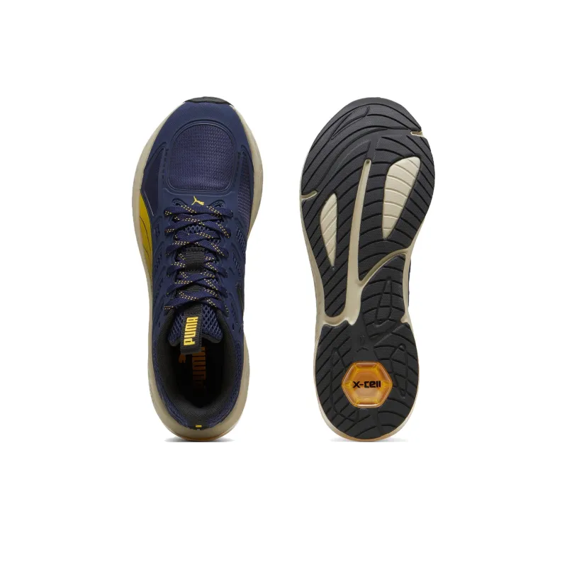 PUMA X Cell Lightspeed Anti Slip Wear Resistant Low Top Casual Running Shoes Men's Marine Blue-4