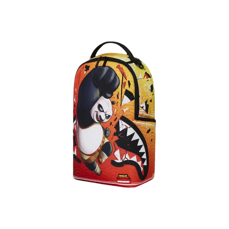 SPRAYGROUND Polyester Backpack Unisex Orange Red-2