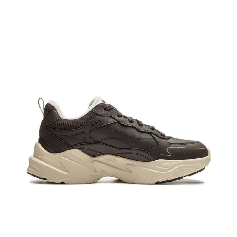 LiNing LN DEFENDER Non-slip Lightweight Low-Top Casual Shoes Men's Umber-1