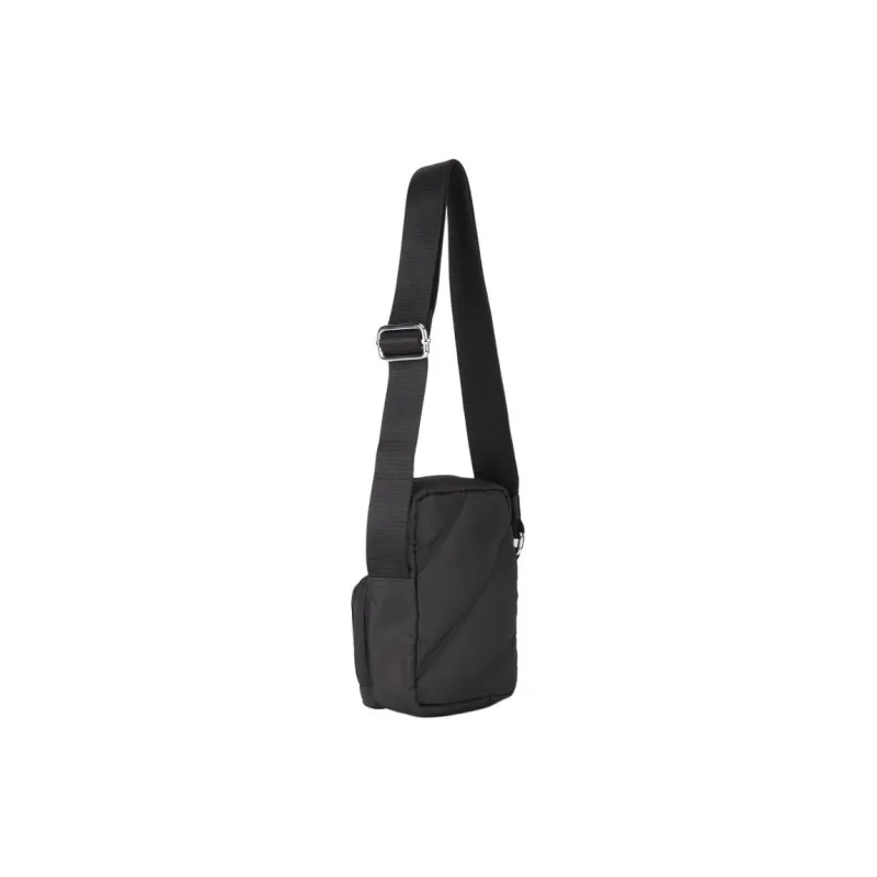 GANNI Fabric Cell Phone Pouch Shoulder Bag Crossbody Bag Small Size Women's Black-1