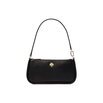 Kate Spade Litchi Grain Leather Shoulder Bag, Handbag, Shoulder Bag Women's Black