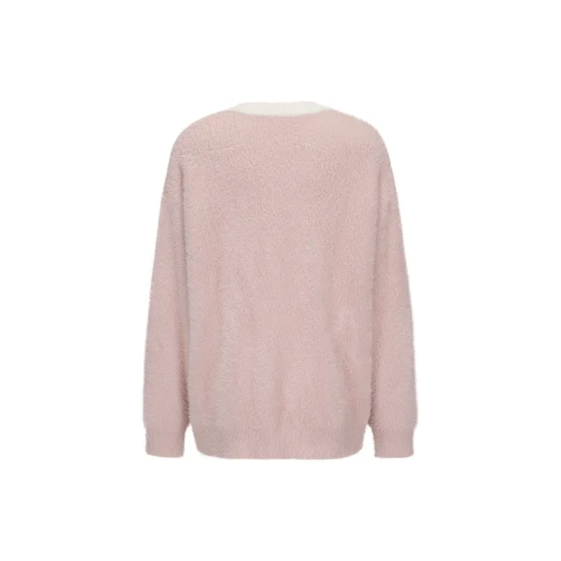 CHIWAWAMEME Velvet feel Coat Women's Pink-1
