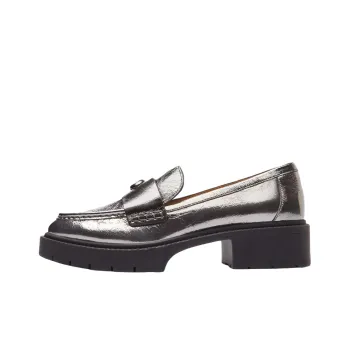 COACH Leah Loafers Women's Silver