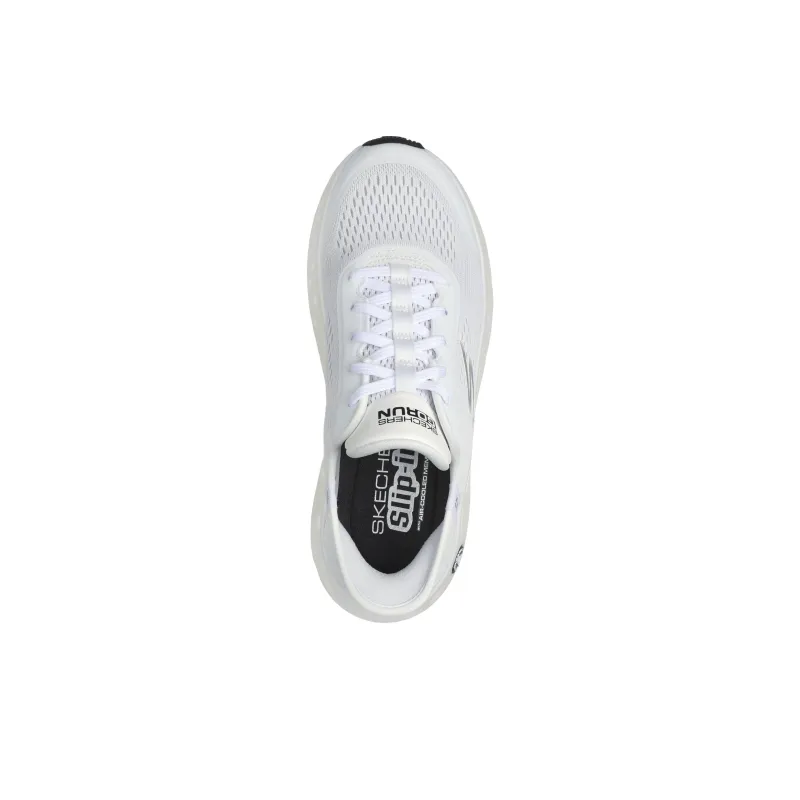 Skechers Slip Ins Shock Absorbers With Slip Resistant Features Low Top Casual Shoes Women's White-3