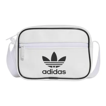 Adidas Originals ADICOLOR Polyurethane Shoulder Bag, Crossbody Bag Mini Unisex White