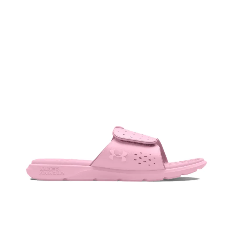 Under Armour Ignite Pro Slip Resistant Abrasion Resistant Slide Slippers Women's Pink-1