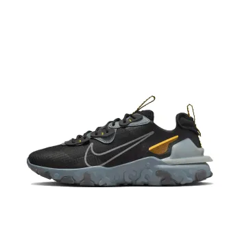 Nike React Vision Abrasion Resistant Low Top Running Shoes Unisex Black