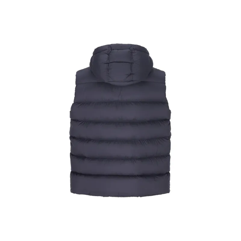 HERNO Hooded Zip Up Vest-1