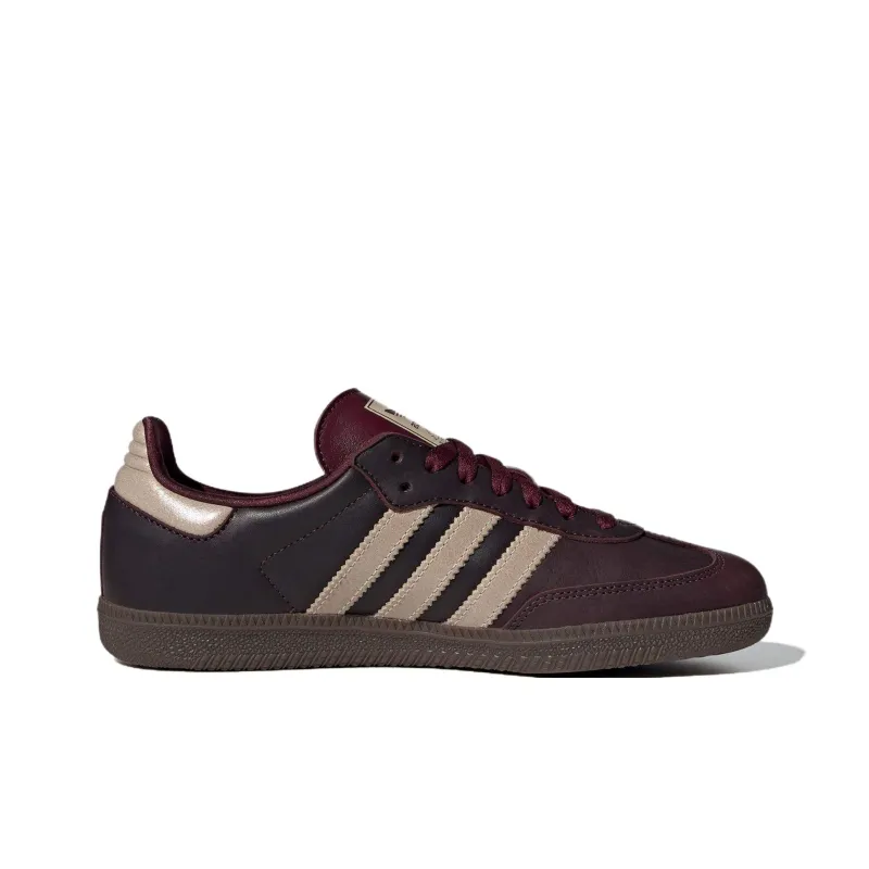 Adidas Samba Og Maroon Crystal Sand Women's-1
