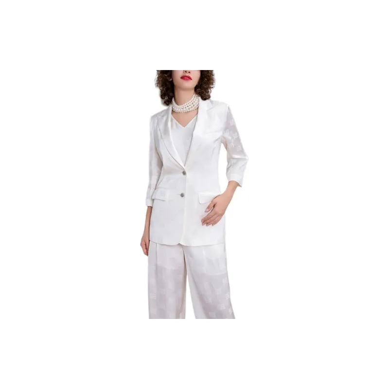 BESIONIA FW23 Business Suits Coats Women's Beige-2