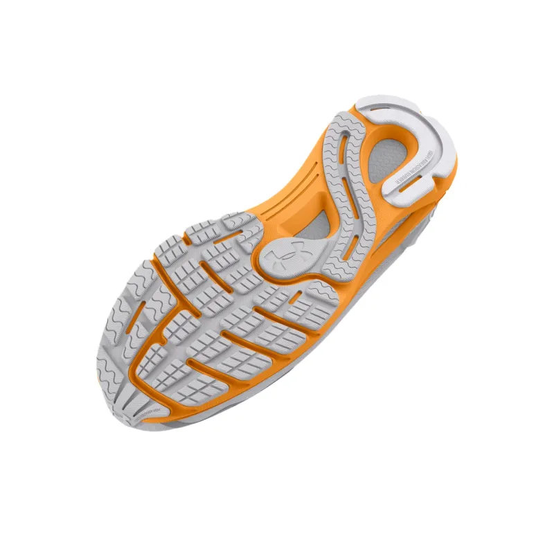 Under Armour Hovr Sonic 6 Anti-Slip Wear-Resistant Low-Top Casual Running Shoes Women's White Gray-4