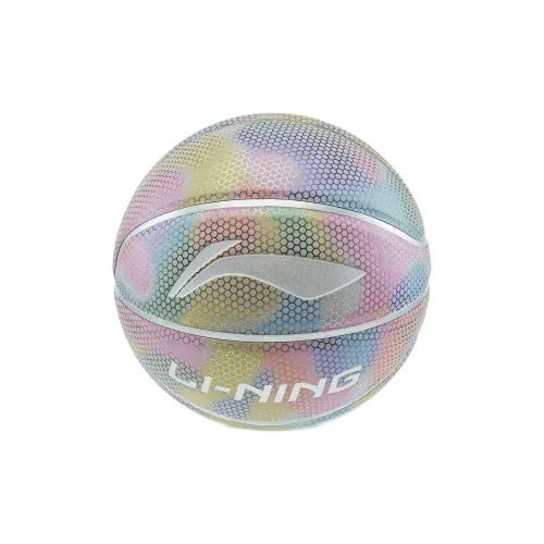 LiNing PU Basketball Iridescent Gradient Size 7 Reflective Unisex