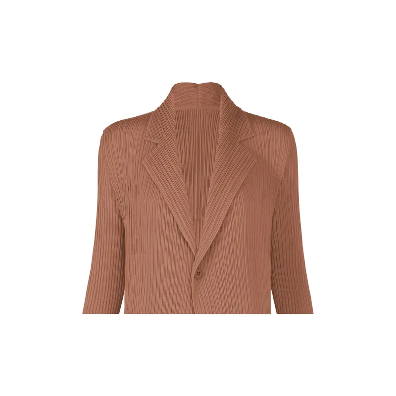 ISSEY MIYAKE Hatching Pleats Blazer-1