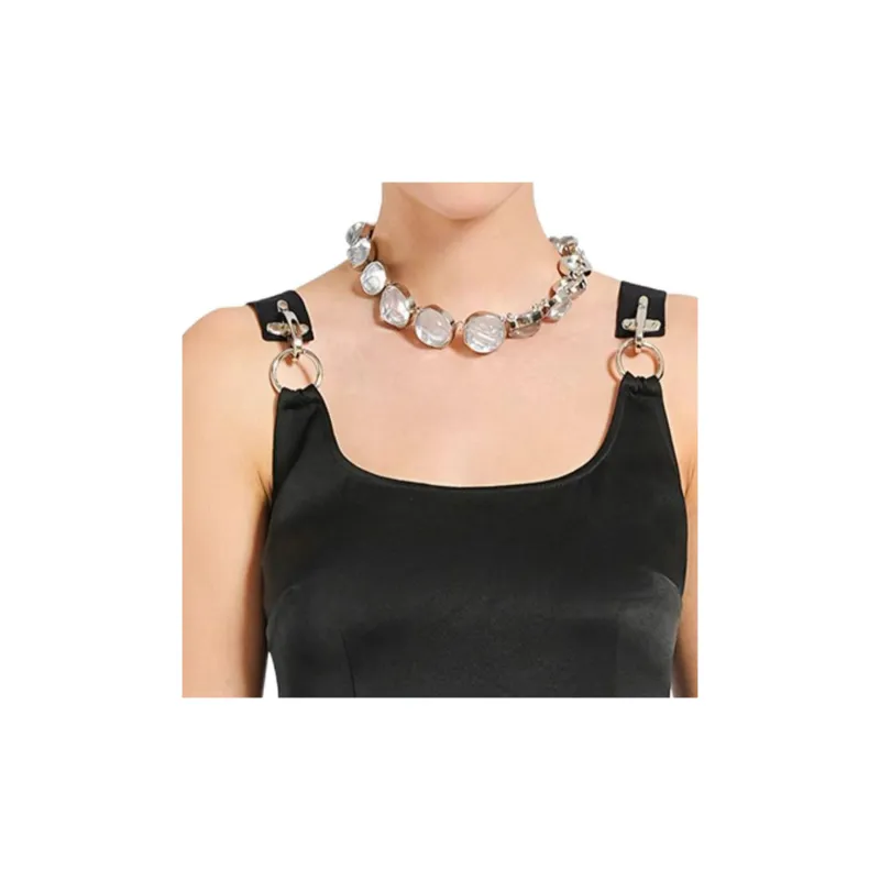 BESIONIA SS24 Slip Dresses Women's Black-5