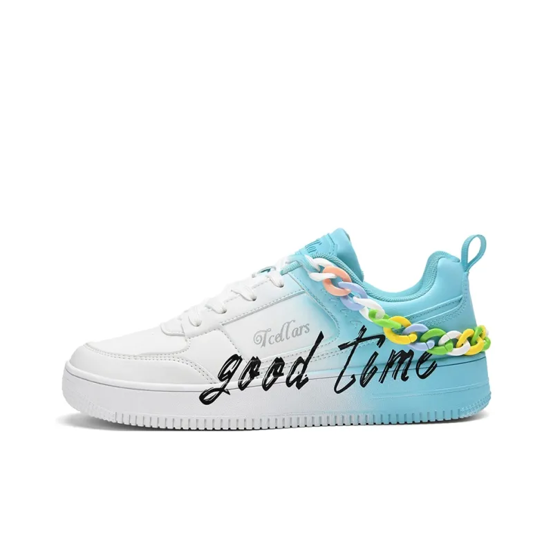 TCELLARS Cushioning Abrasion Resistant Lightweight Height Increasing Mat Low Top Skateboard Shoes Unisex Exclusive Box-7