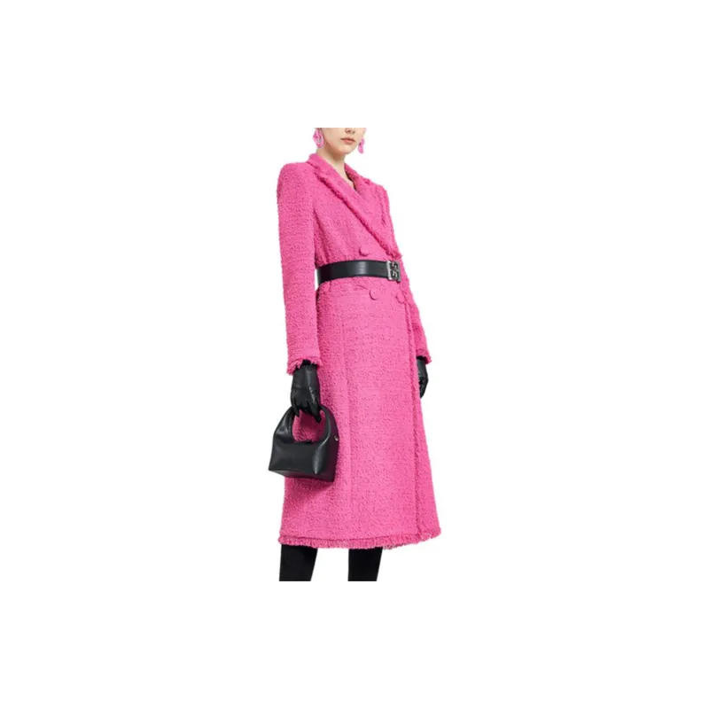 BESIONIA FW23 Coats Women's Pink-3