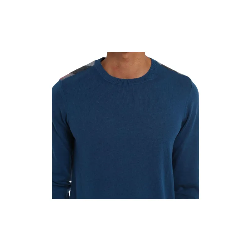 Burberry Cashmere Sweater Men's Dark Cyan-4