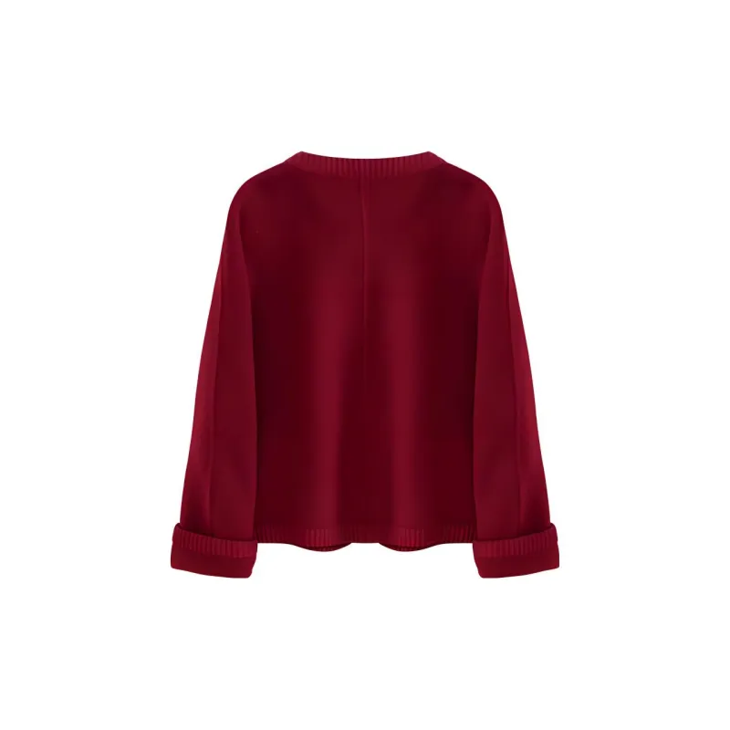 XIANGYING Coats Women's Red-1