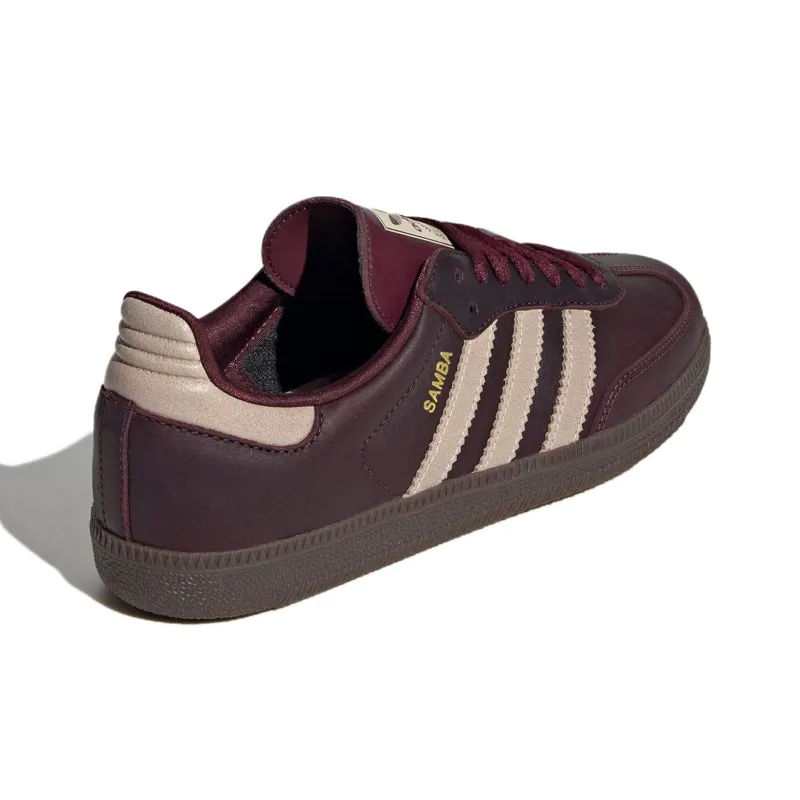 Adidas Samba Og Maroon Crystal Sand Women's-3