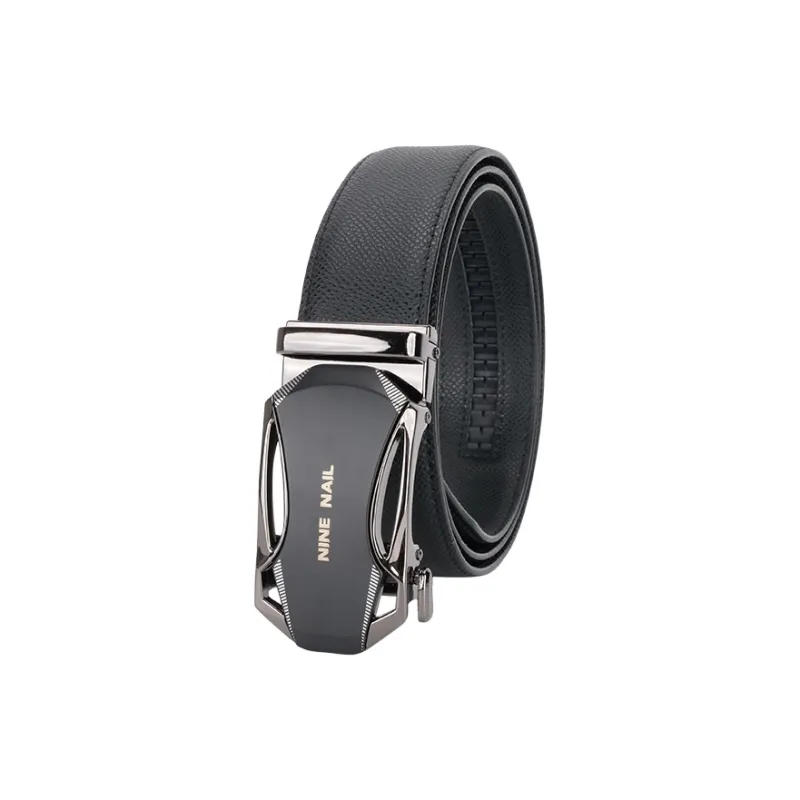 NINE NAIL Cow Leather Leather Belts Men's Width  3.5cm-1