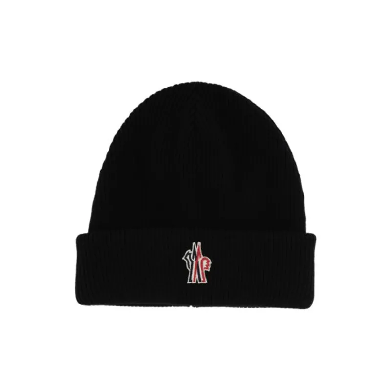 Moncler Logo Patch Knit Beanie-0
