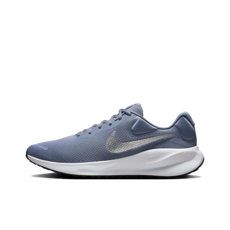 Nike Revolution 7 Ashen Slate White Hyper Royal Metallic Silver-0