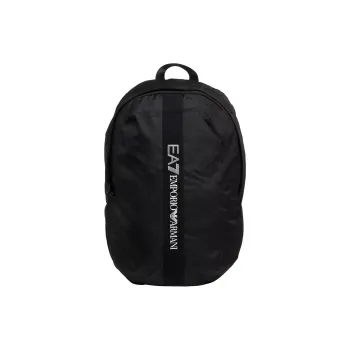 EMPORIO ARMANI Polyester Backpack Medium Size Men's Black