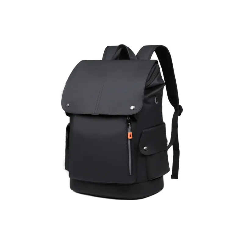 Yalu Nylon Backpack Regular Men's Black Gray/Light Gray/Black/All Gray Color-8