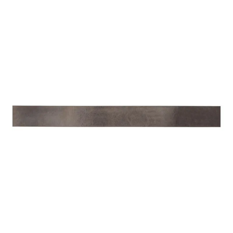 DIESEL Leather Metal Leather Belts Women's Gray Width 4CM-1