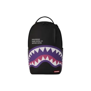 SPRAYGROUND Artificial Leather Backpack Unisex Black