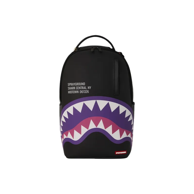 SPRAYGROUND Artificial Leather Backpack Unisex Black-0