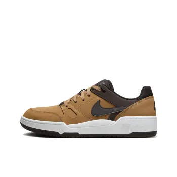 Nike Full Force Anti Slip Wear Resistant Low Top Skateboard Shoes Men's Brown