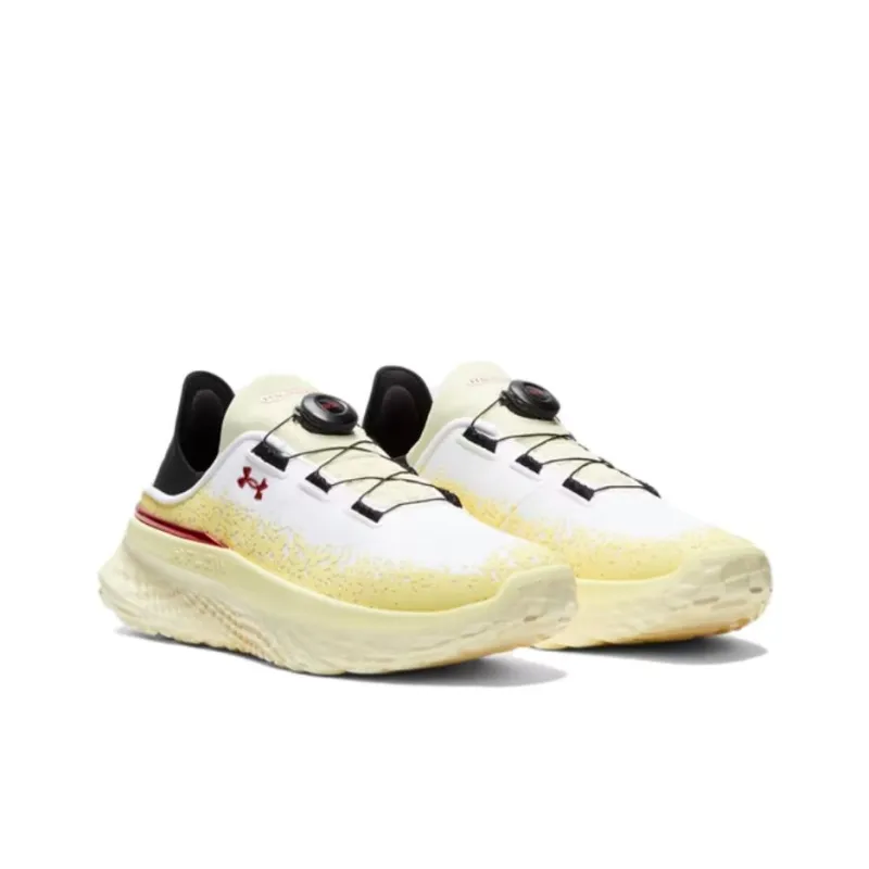 Under Armour SlipSpeed Anti Slip Wear Resistant Low Top Running Shoes Unisex White-2