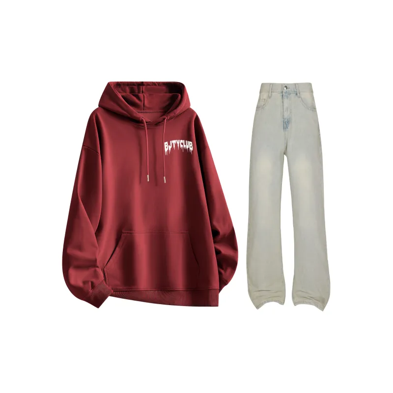 BJTY Sweatshirt Sets Unisex-29