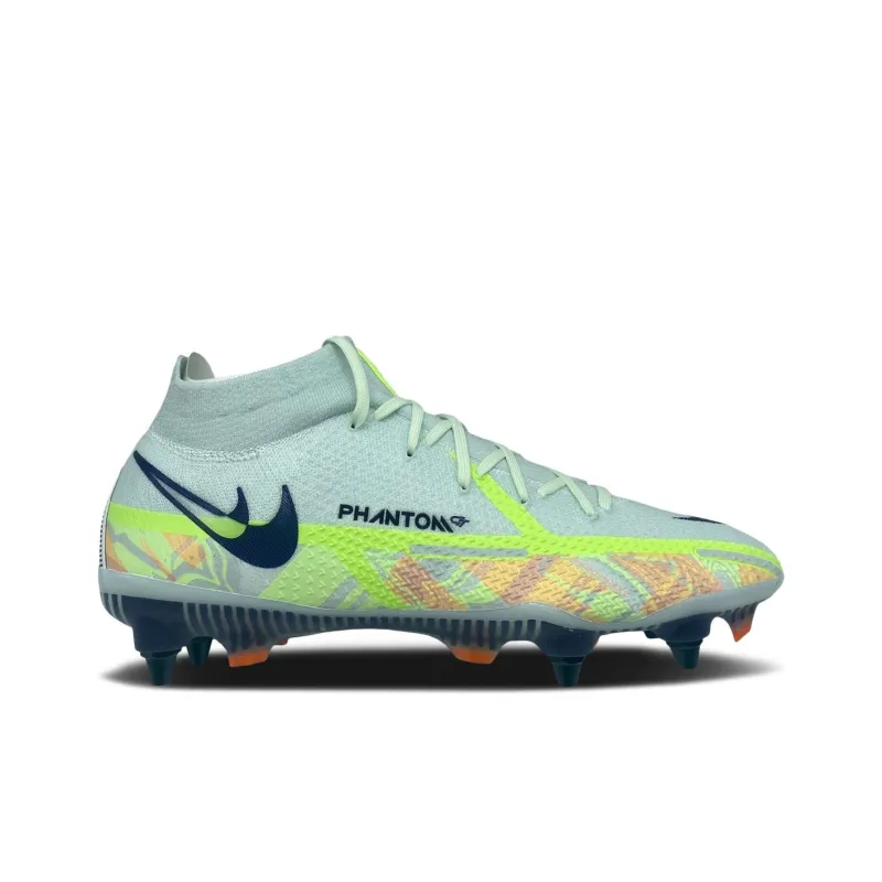 Nike Phantom GT2 Abrasion Resistant Soccer Shoes Men's Green-1