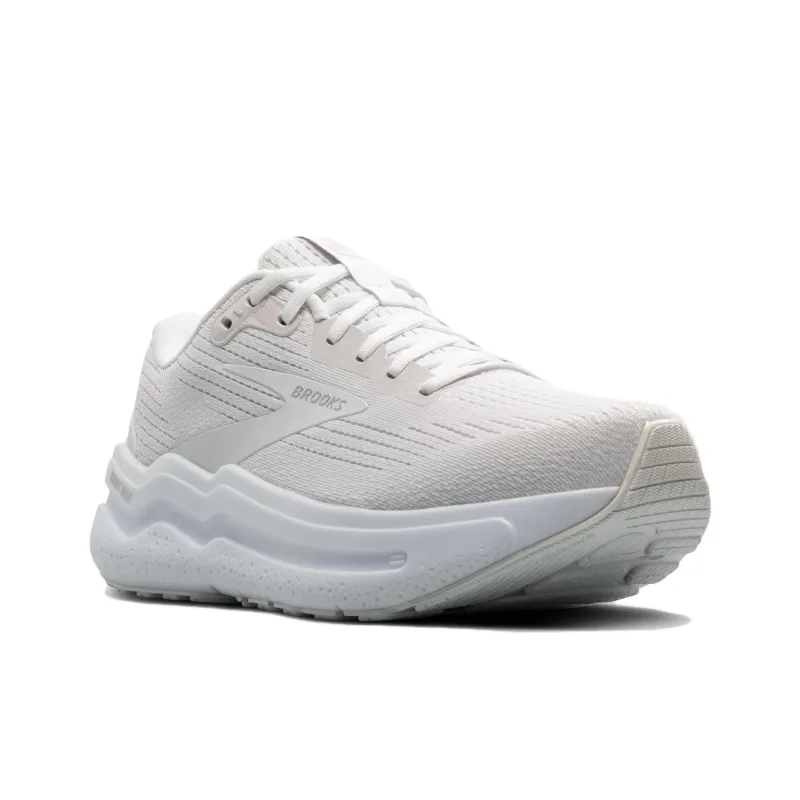 Brooks Ghost Ma Anti Slip Wear Resistant Low Top Running Shoes Men's White-2