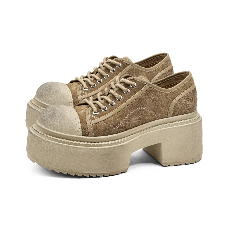 KMD Casual Single Shoes 8CM Women's-6