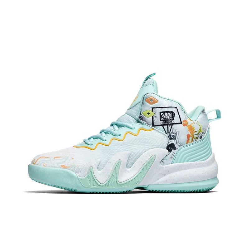 Wooden Rabbit Slip Resistant Low Top Basketball Shoes Unisex-10