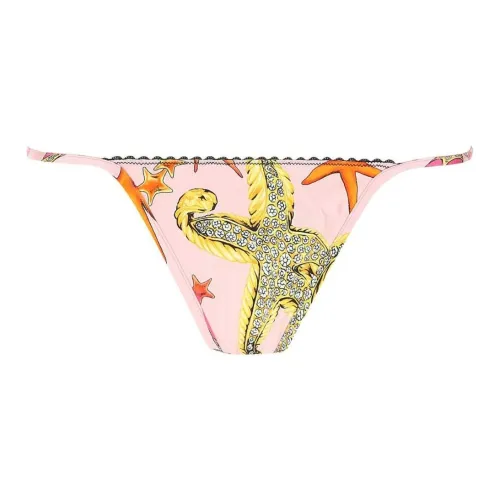 VERSACE Starfish Printed Thong