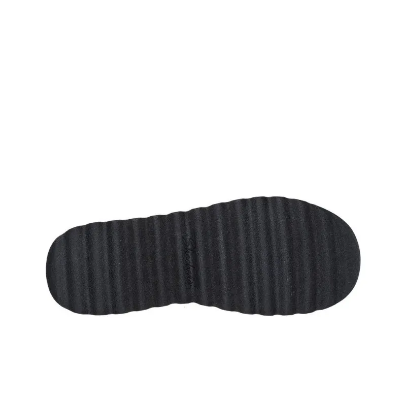 Skechers Cozy Abrasion-Resistant Slip-Resistant Wrap-toe Slippers Women's Black-4