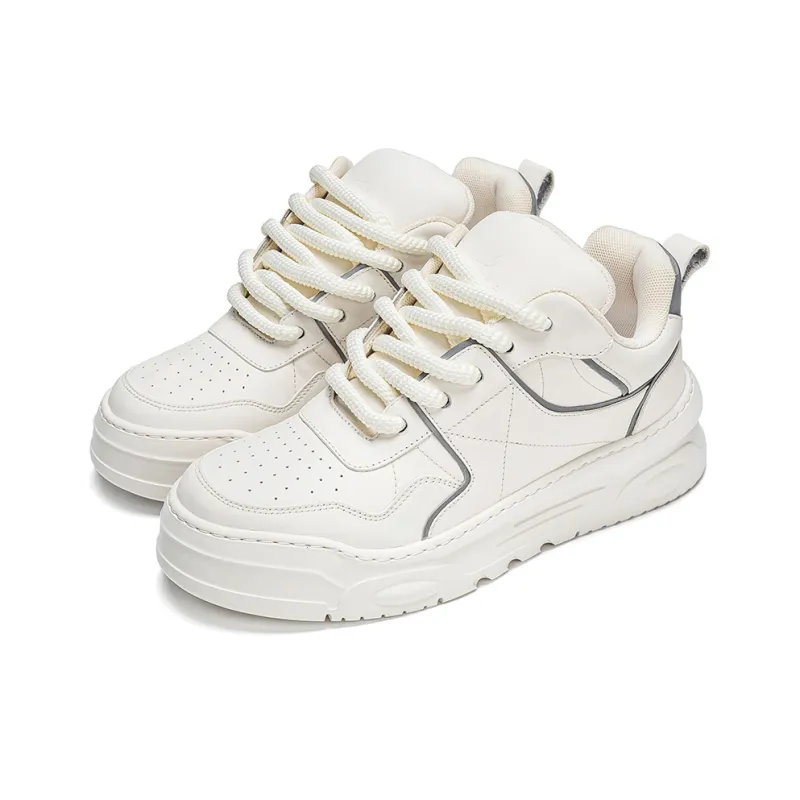 NAUTICA Anti Slip And Wear Resistant Height Increasing Low Top Casual Shoes Men's White-2