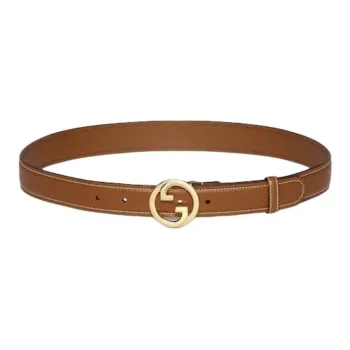 GUCCI Blondie Logo Plaque Belt